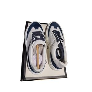 NWT Gabbie J/Slides Women's Size 6‎ Shoes White and Navy